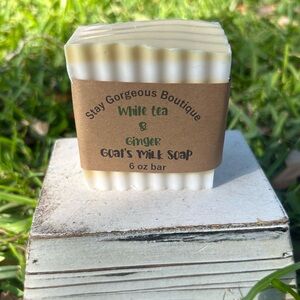 🚨NEW SCENT White Tea & Ginger Handmade Goat’s Milk Soap